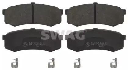 Комплект тормозных колодок, дисковый тормоз SWAG купить